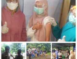 UPTD Puskemas Kalongan Kecamatan Ungaran Timur Lakukan Vaksinasi Covid