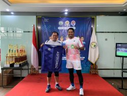 Selamat! Nurdin Halid Juara 3 Eksekutif Tenis Lapangan ASPEKSINDO-KAPASGAMA CUP 2022