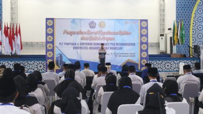 64 Karyawan Rumah Sakit PKU Muhammadiyah Unismuh Makassar Resmi Terima SK Pengangkatan