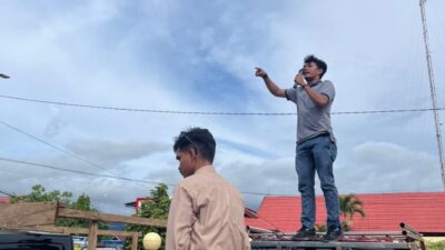 Tuntut Tnggung Jawab Pengusaha dan Evaluasi Kinerja Kepala Desa Balai Kembang, KPMK Bersama Warga Lakukan Aksi 